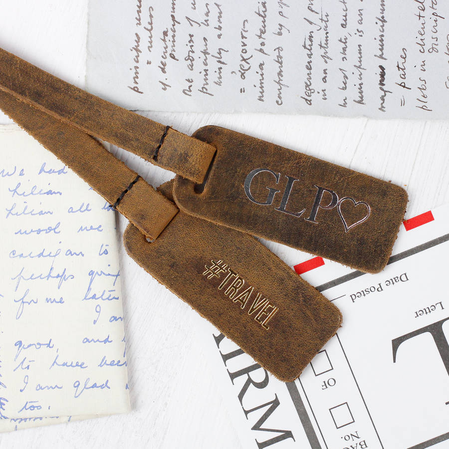 personalised bag tag by scaramanga