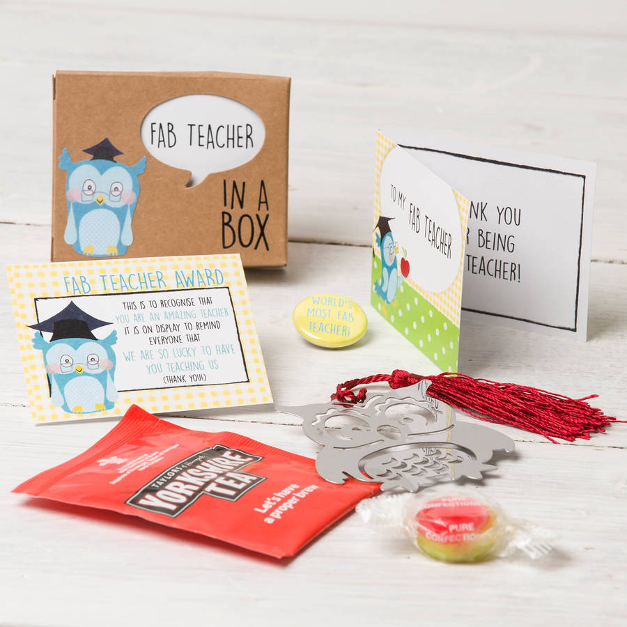 fab teacher box keepsake gift by fromlucy