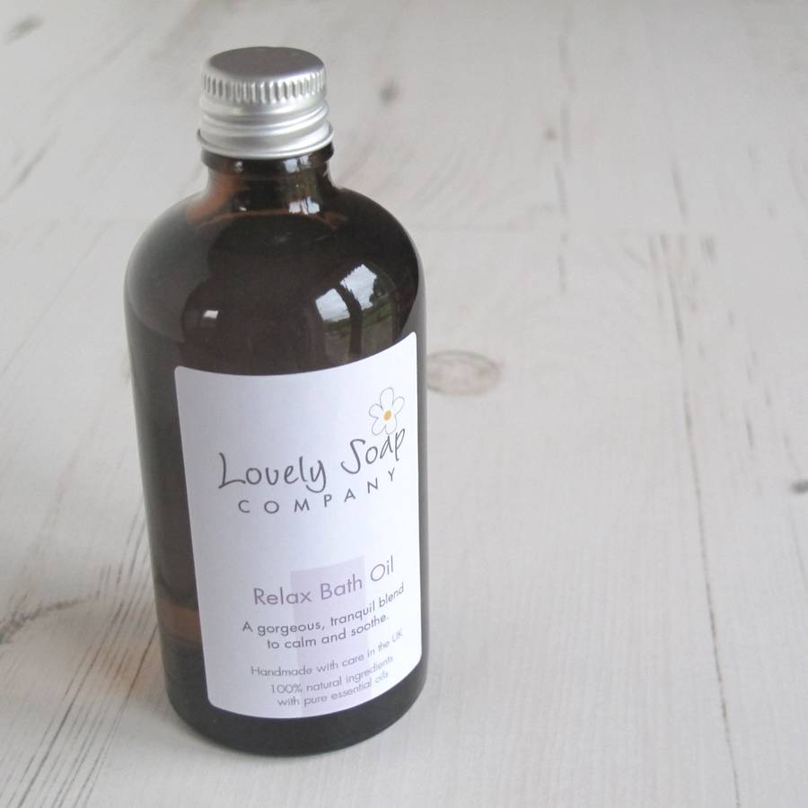 aromatherapy bath oil collection by lovely soap company