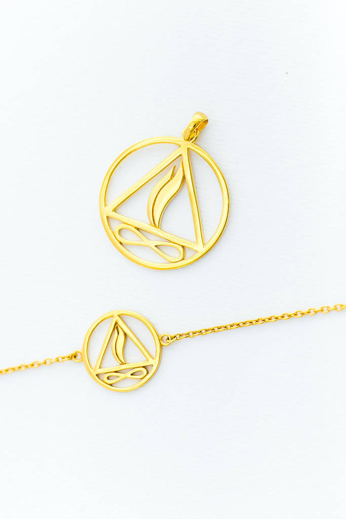 twin flame pendant by julia cameron de villiers