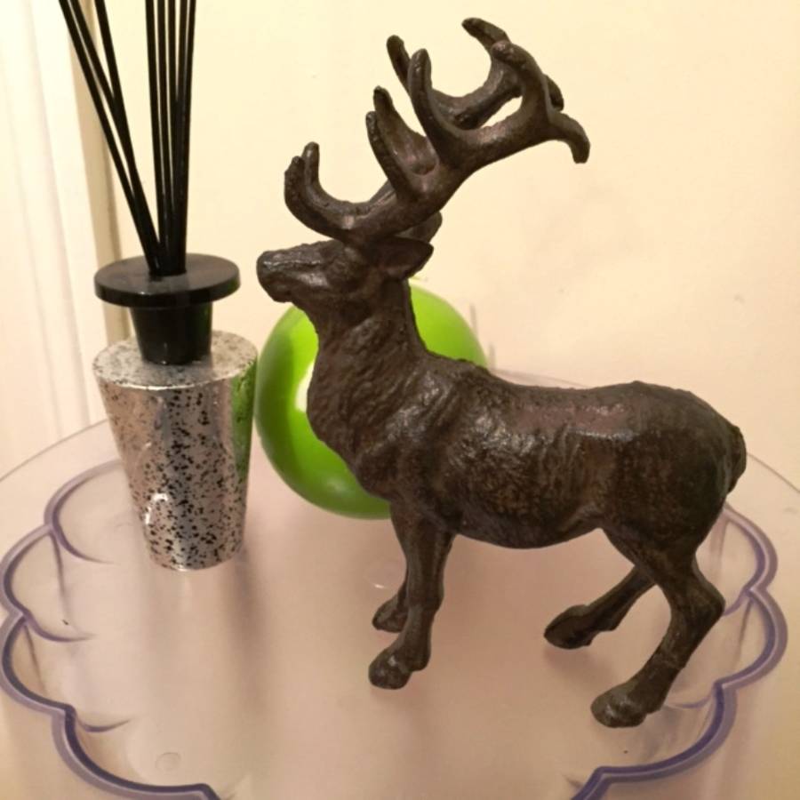 large resin stag garden ornament