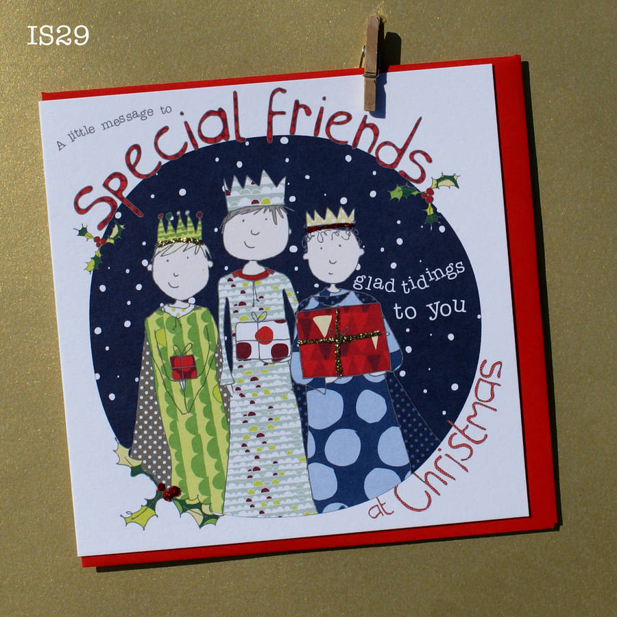 christmas card for special friends by molly mae | notonthehighstreet.com