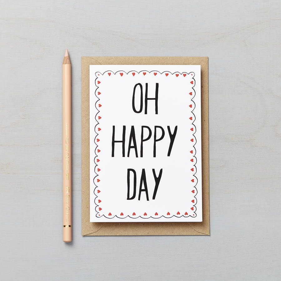 oh happy day print by old english company 