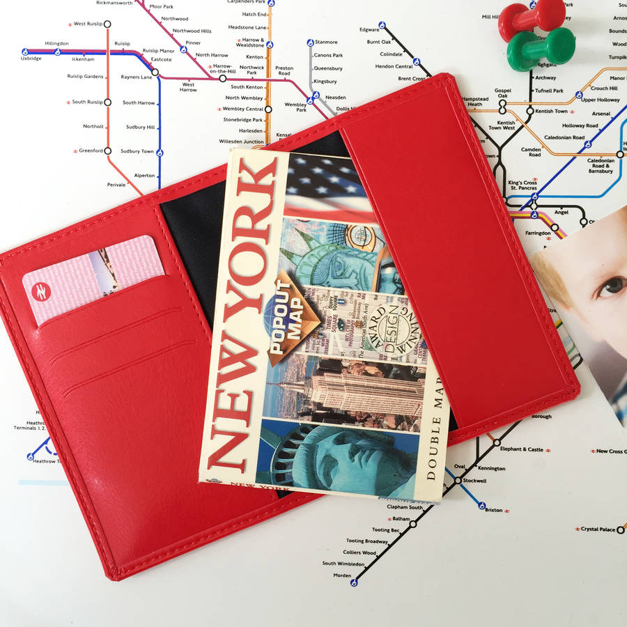 world destinations personalised passport holder by luna studio designs