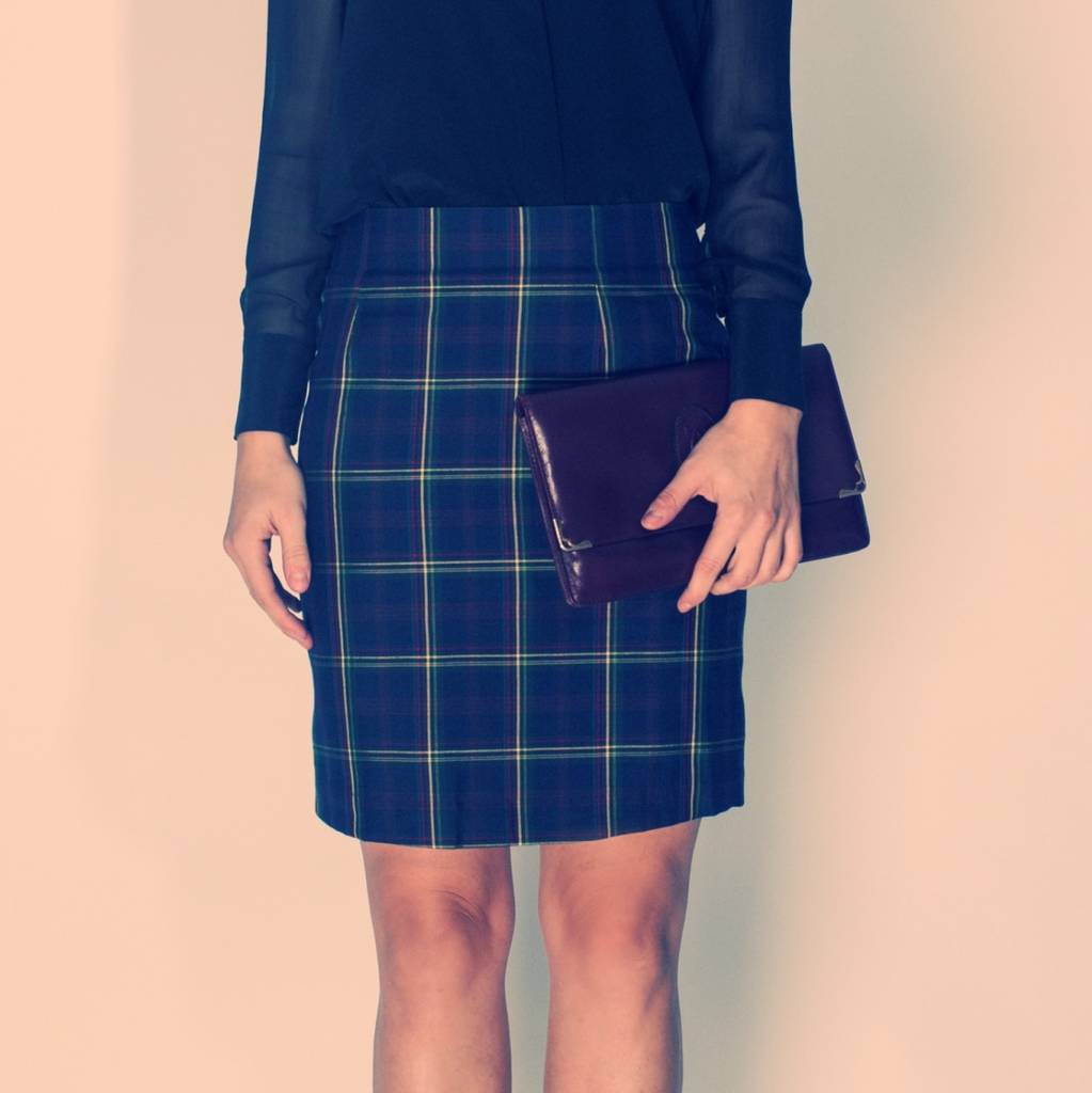 pencil skirt silk