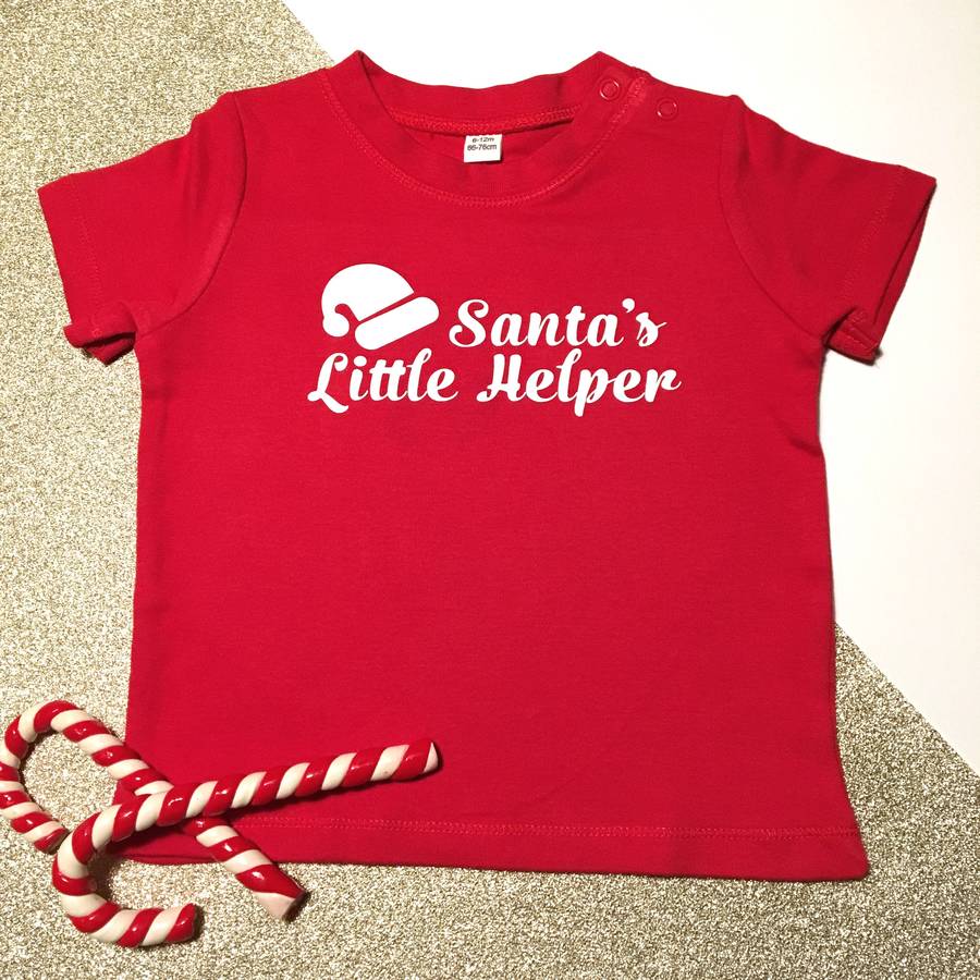 santas little helper t shirt