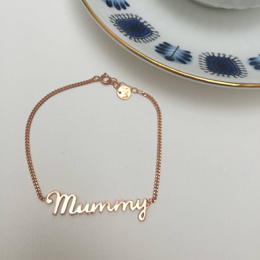 'mummy' bracelet by louise wade