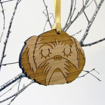 shih tzu hanging shih tzu wooden hanging decoration by hoobynoo notonthehighstreet shih tzu hanging shih tzu wooden hanging decoration by hoobynoo notonthehighstreet