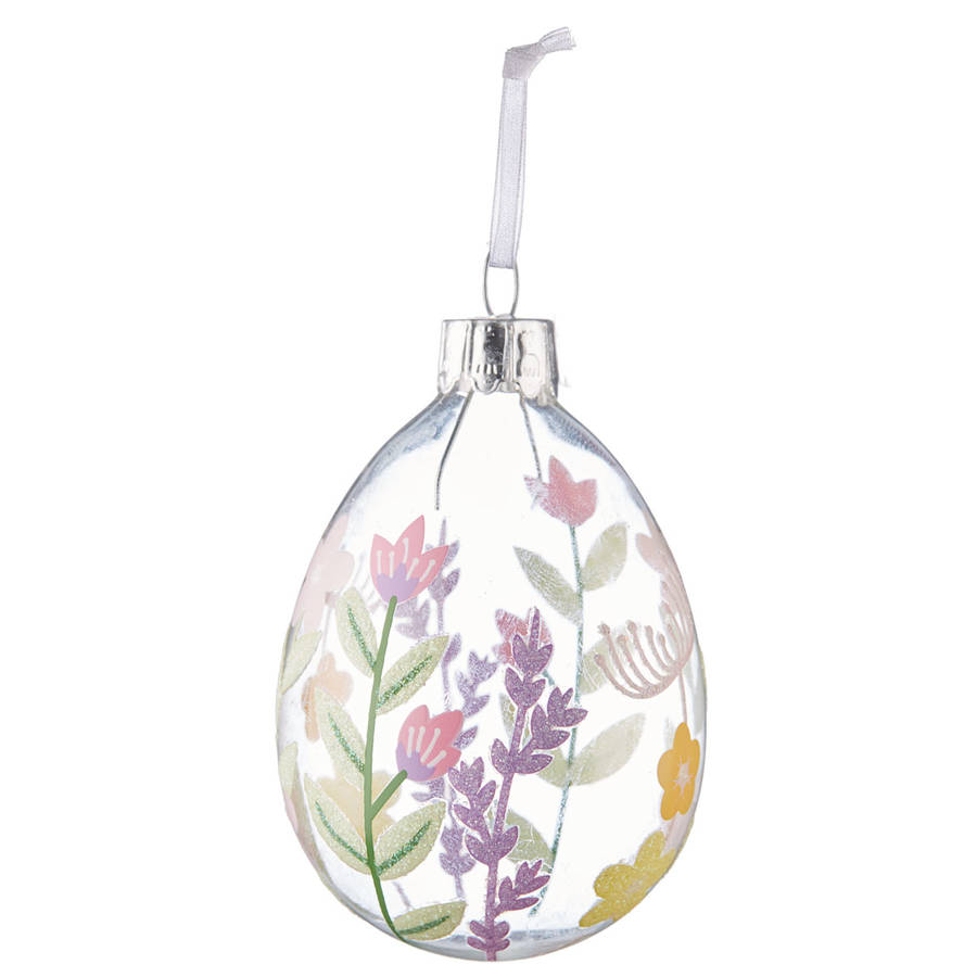 glass egg decoration by the chicken and the egg