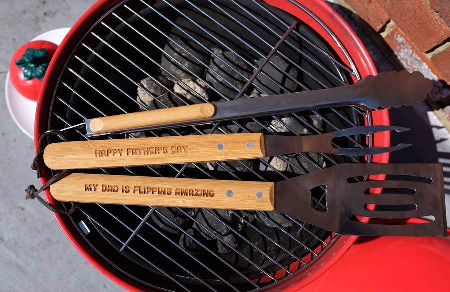personalised barbecue tools by auntie mims