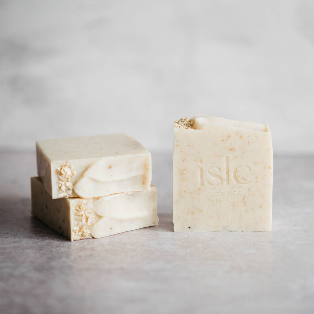 Oatmeal Natural And Vegan Soap Bar By Isle Soap Co Notonthehighstreet