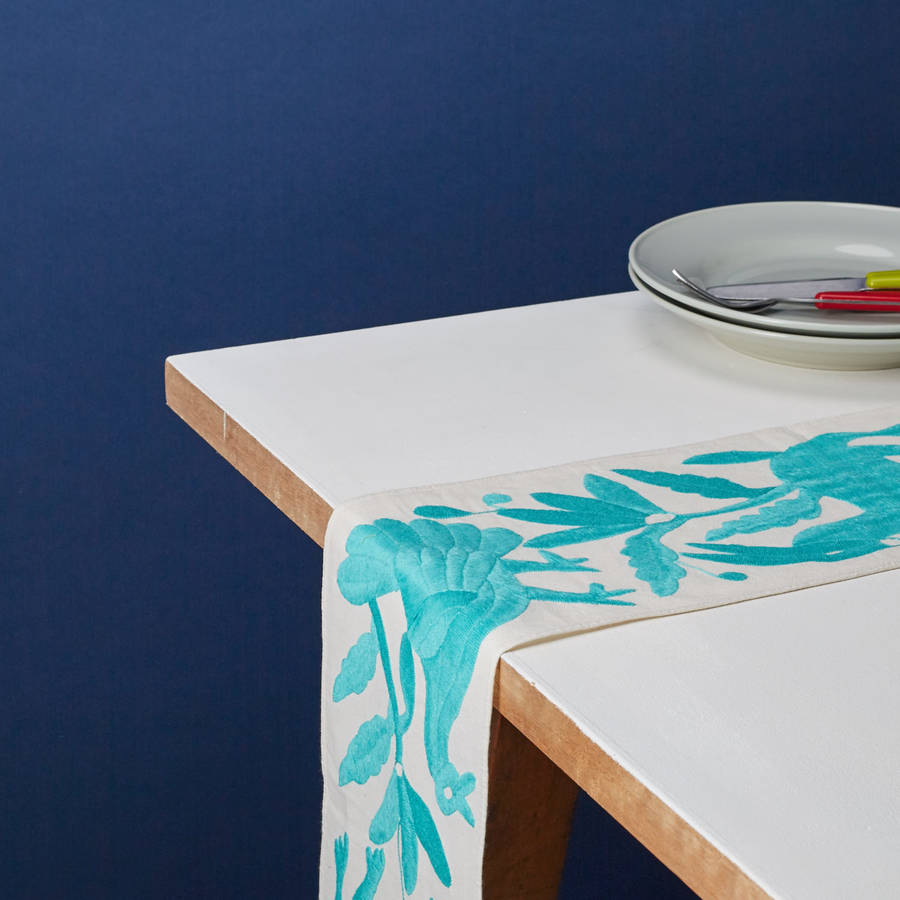 table runner from mexico handmade by chilpa