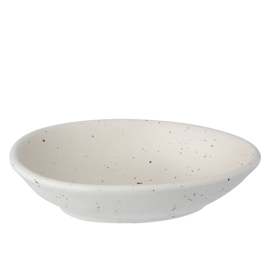 cream egg shaped bowl by the chicken and the egg