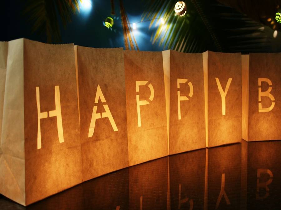 birthday lanterns happy birthday candle bags by perfect personalised