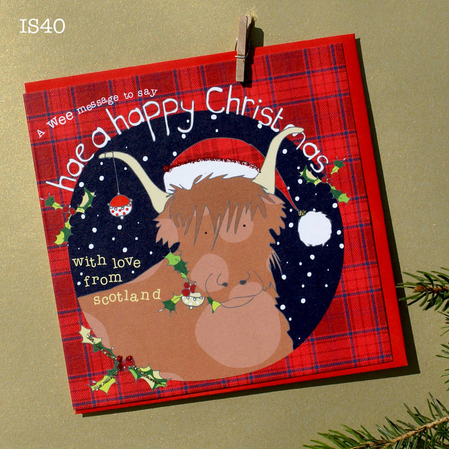 Scottish Christmas Cards Photos