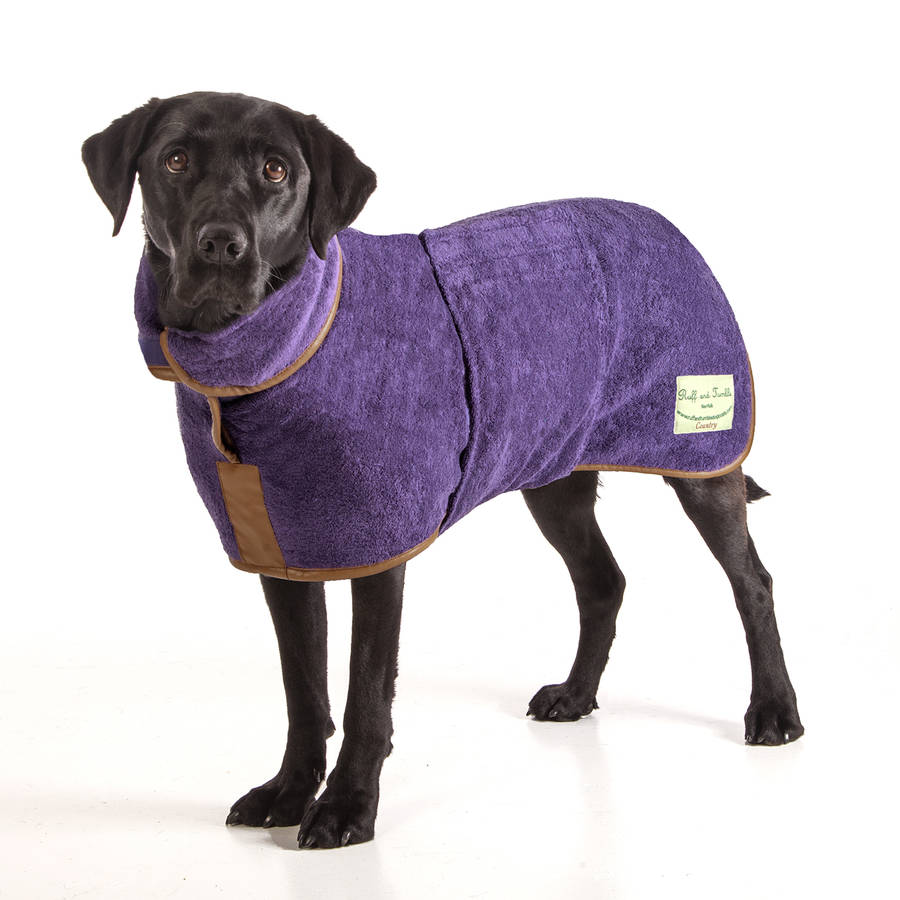 dog drying coat the country collection by ruff and tumble