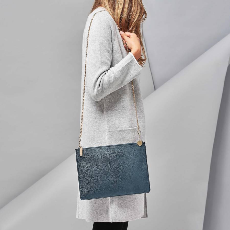 personalised chain strap bag by lily belle