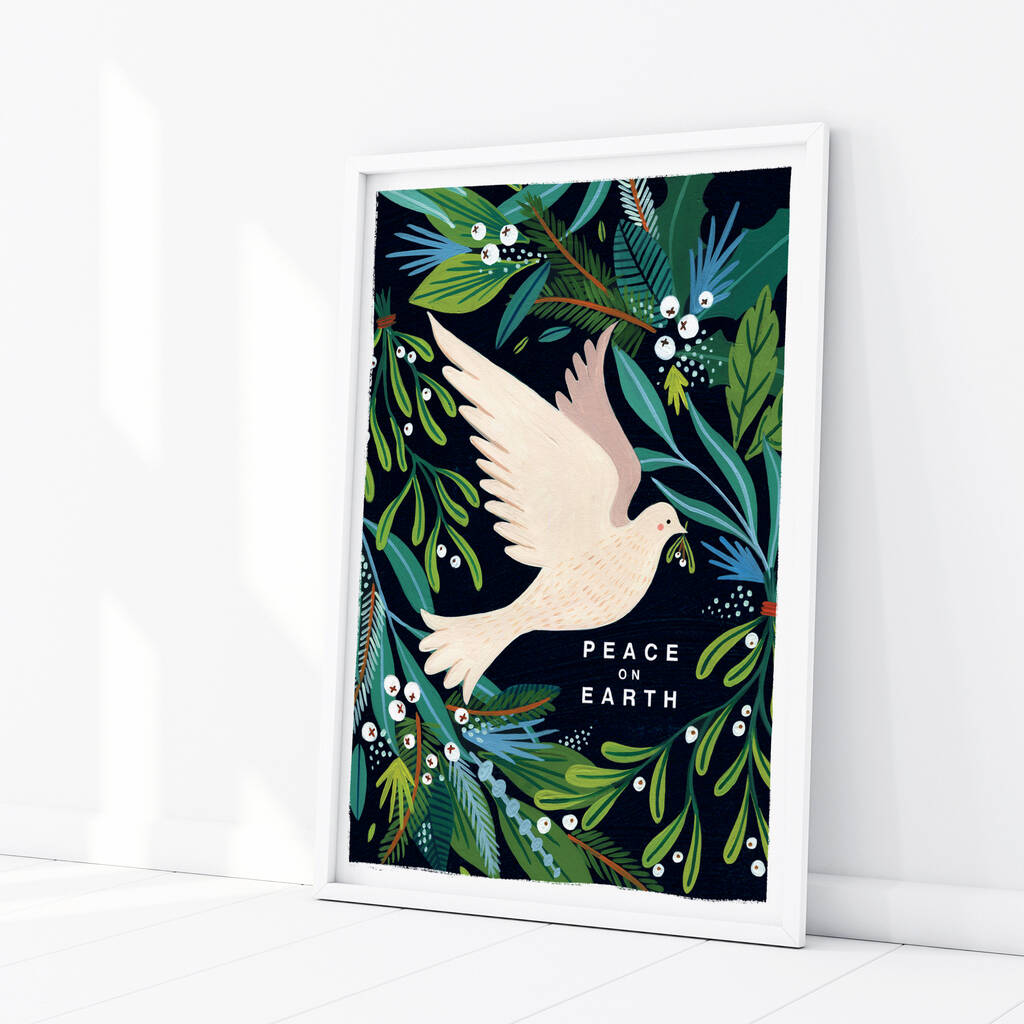 Peace Dove Art Print By Amber Davenport Notonthehighstreet