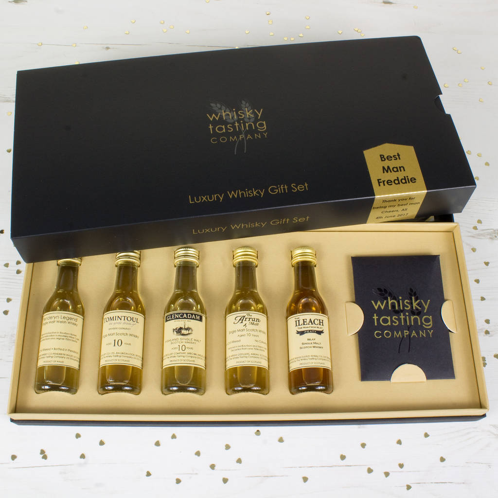 best man whisky gift set by whisky tasting company