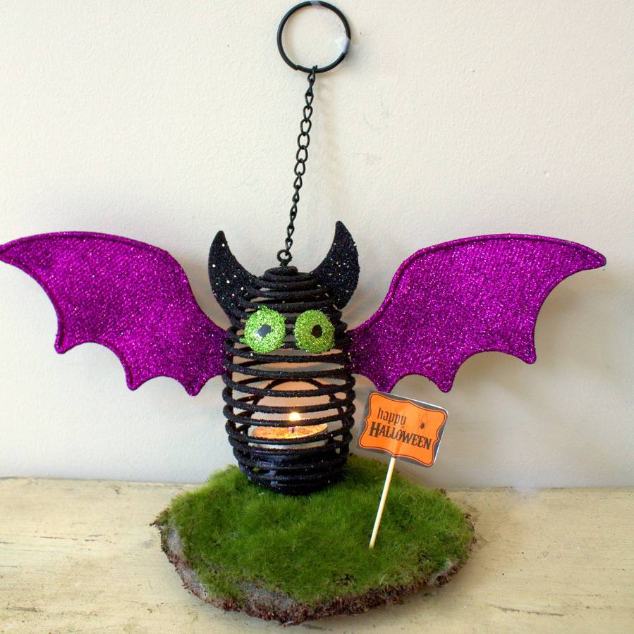 halloween bat lanterns by little ella james