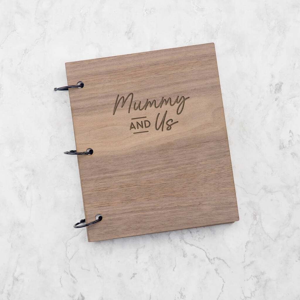 Engraved Mummy And Me Us Photo Album Book By Dust And Things