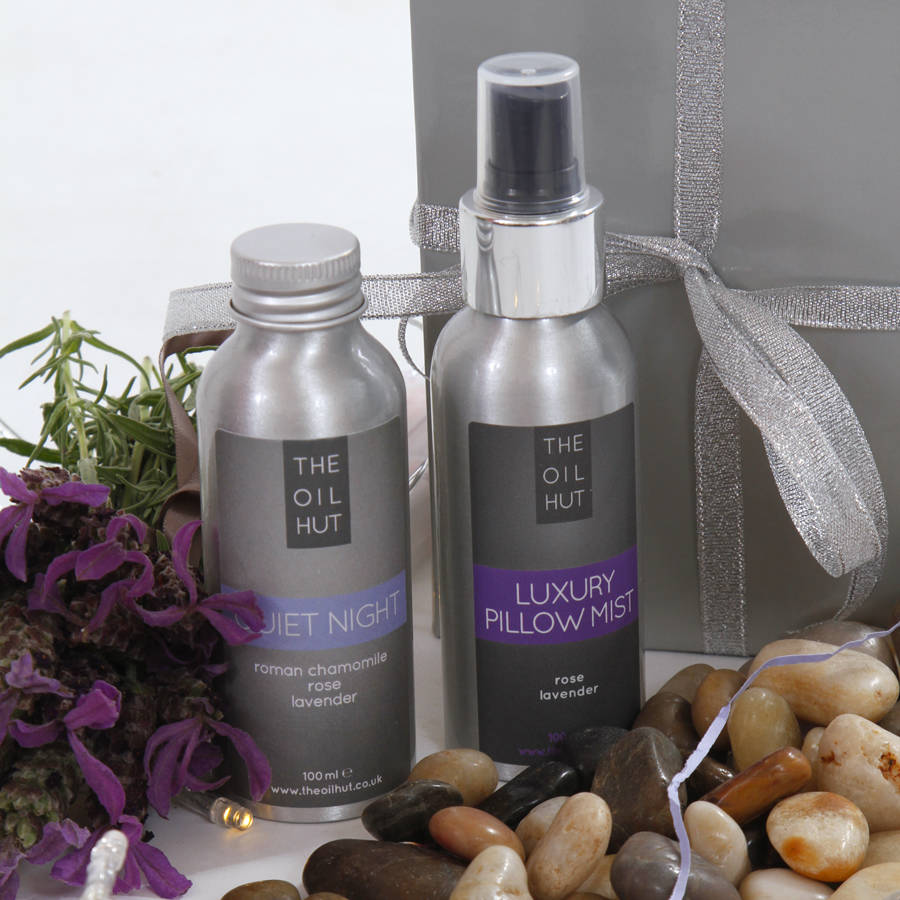 christmas luxury sleep gift set by the oil hut
