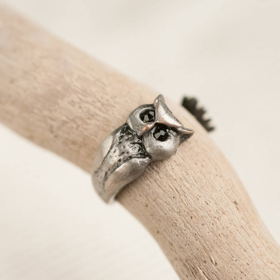 owl ring by oh so cherished