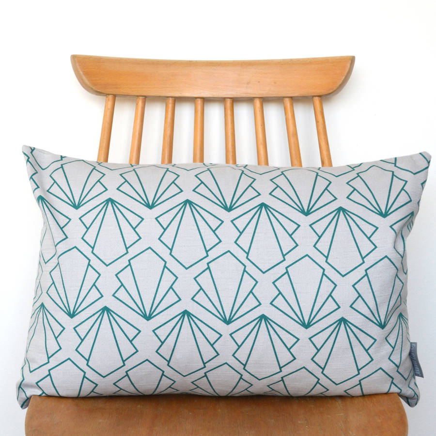 grey sunbeam cushion by joanna corney