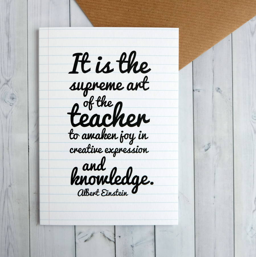 Thank You Card Sayings For Teachers