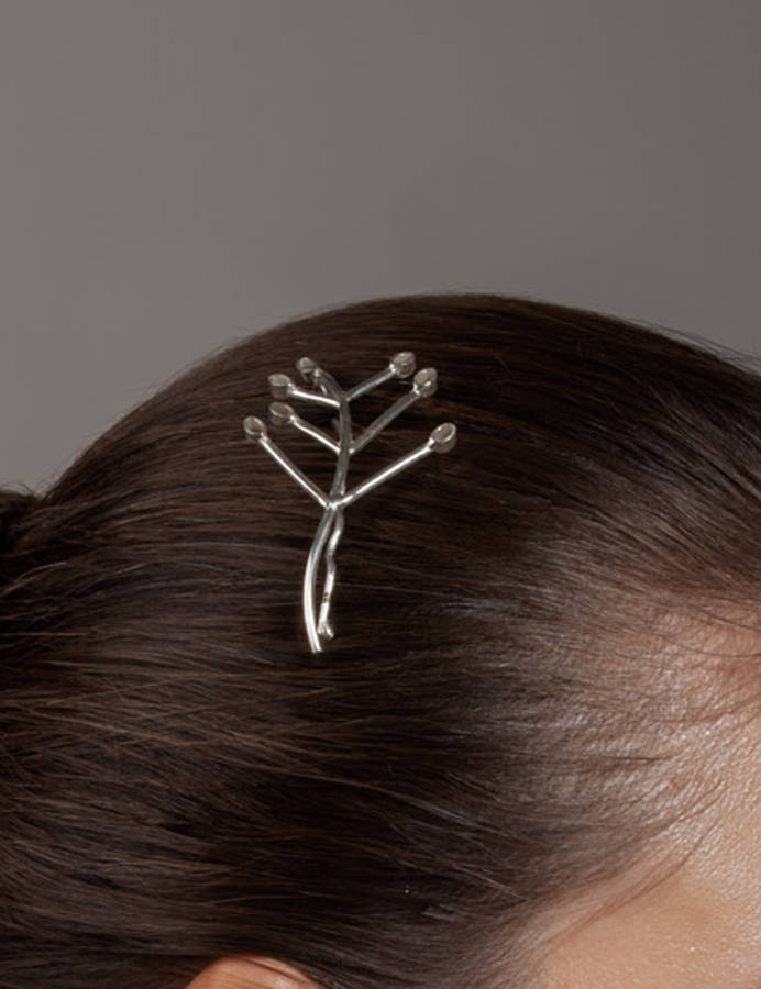 sterling silver hair jewellery by farah qureshi