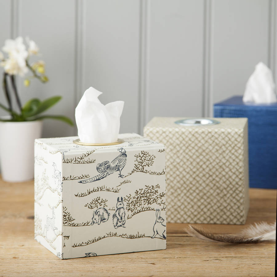 decorative tissue box by harris & jones