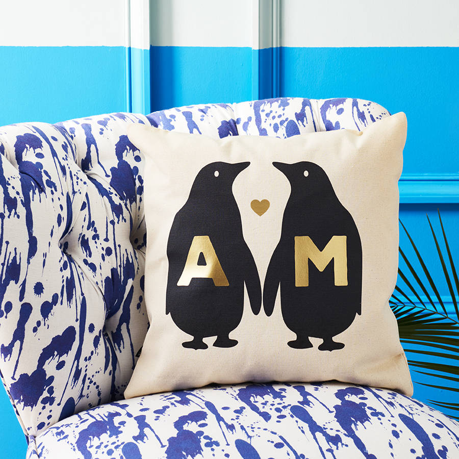 penguin shaped cushion