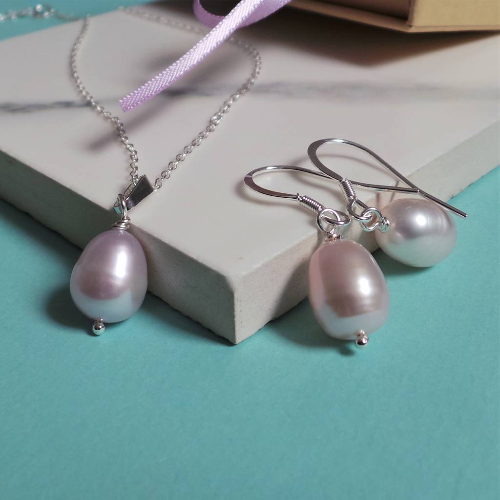 Pink Freshwater Pearl Earrings By Jewellery Made By Me 4654