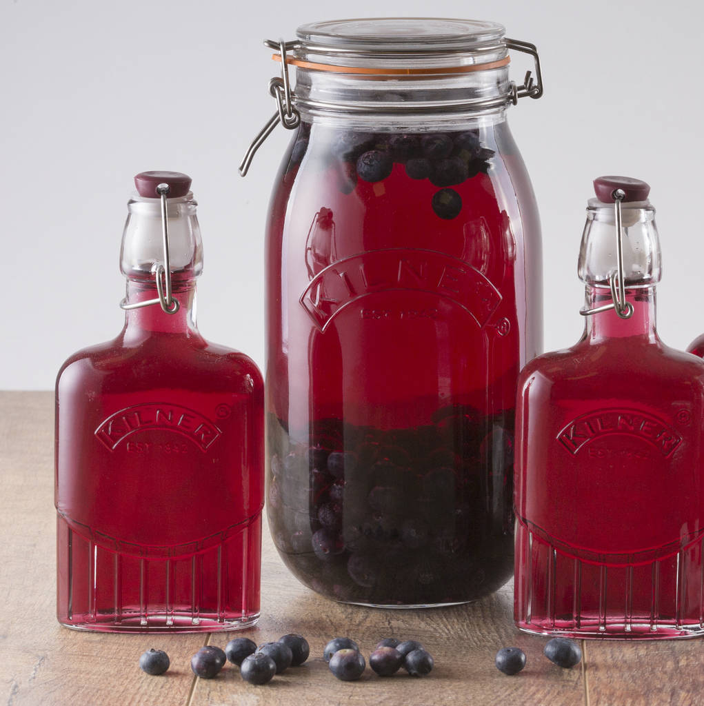 sloe gin engraved personalised bottle by chalk and cheese