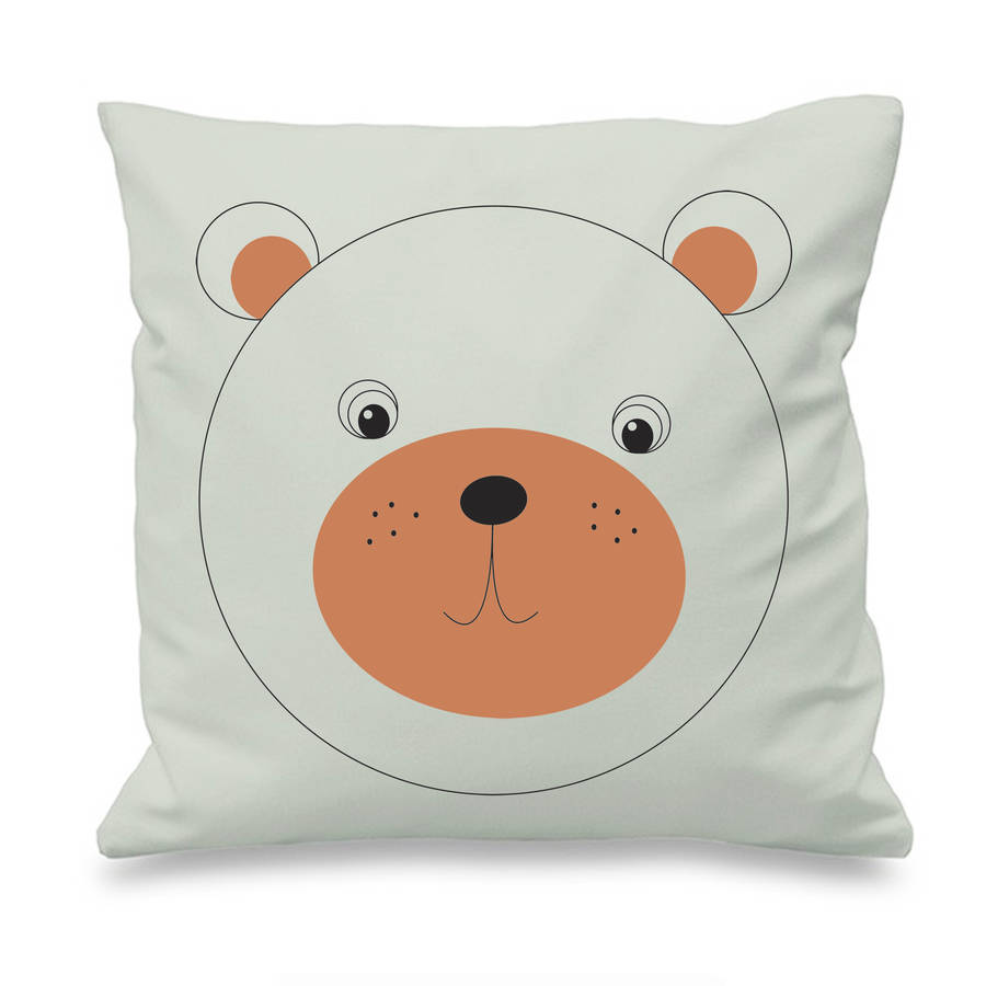 bear shaped cushion