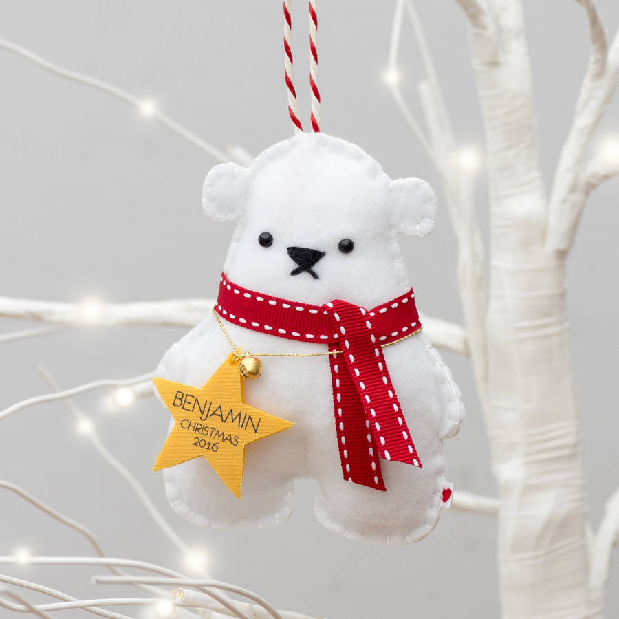 personalised polar bear