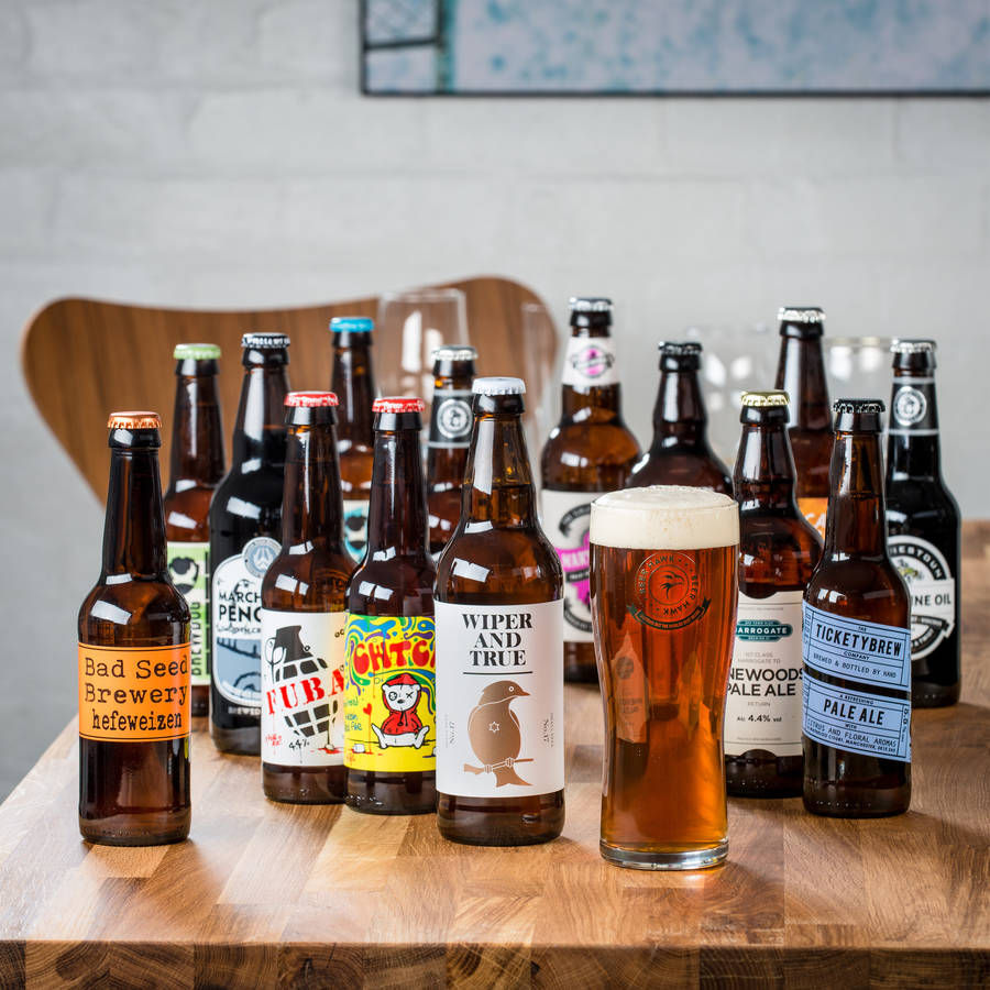 14 brilliant british beers and contemporary glass by beer hawk