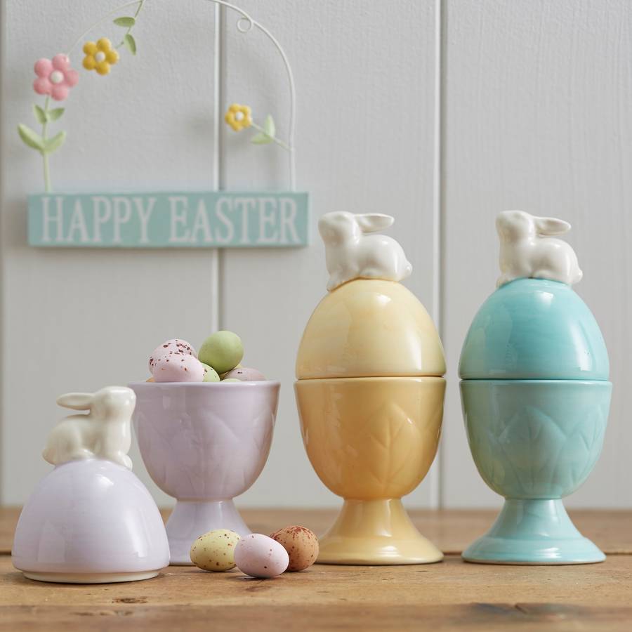 egg cup with lid by the chicken and the egg