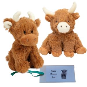 Happy Mothers Day Longhorn Highland Cow Set Cow Bag By Jomanda Soft