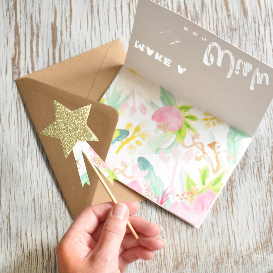 Make A Wish Birthday Card By Mint Nifty