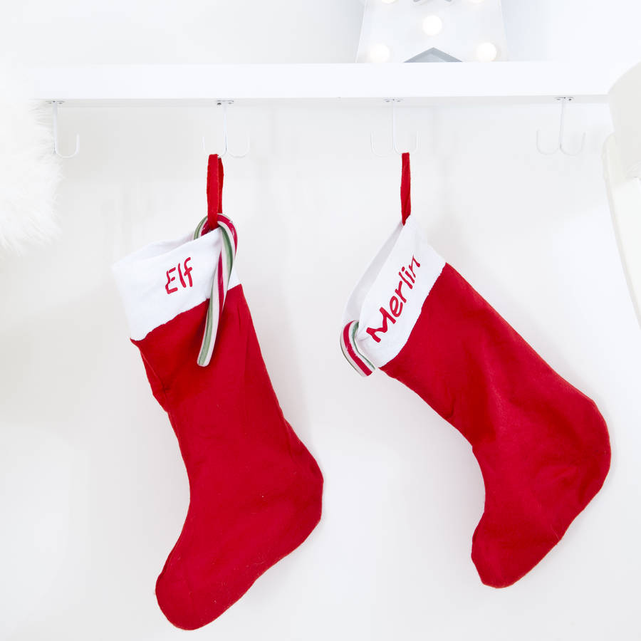 personalised christmas stocking by simply colors | notonthehighstreet.com