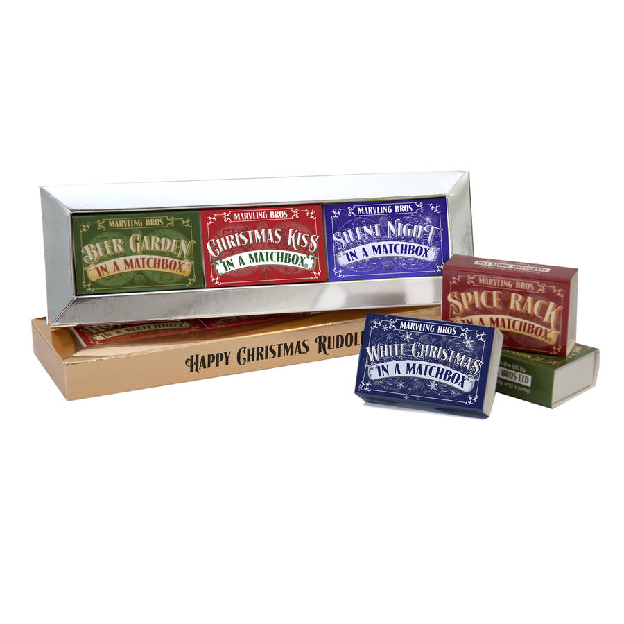 christmas matchbox gift set by marvling bros ltd.