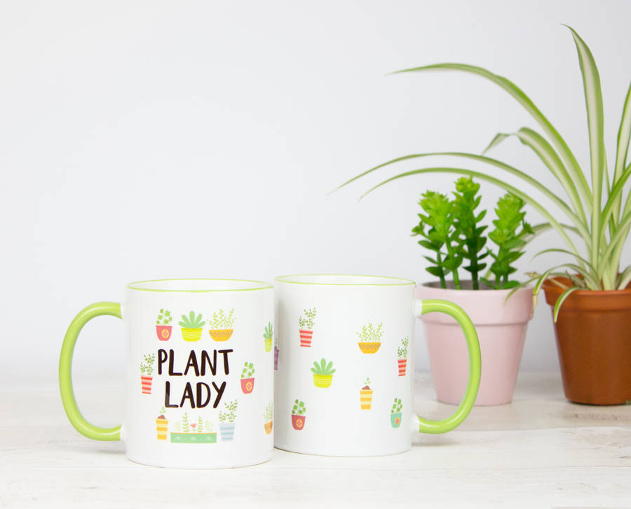 plant lady gift mug by tea please