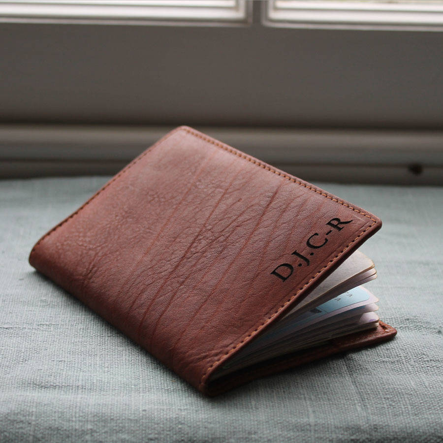 leather passport holder by nv london calcutta