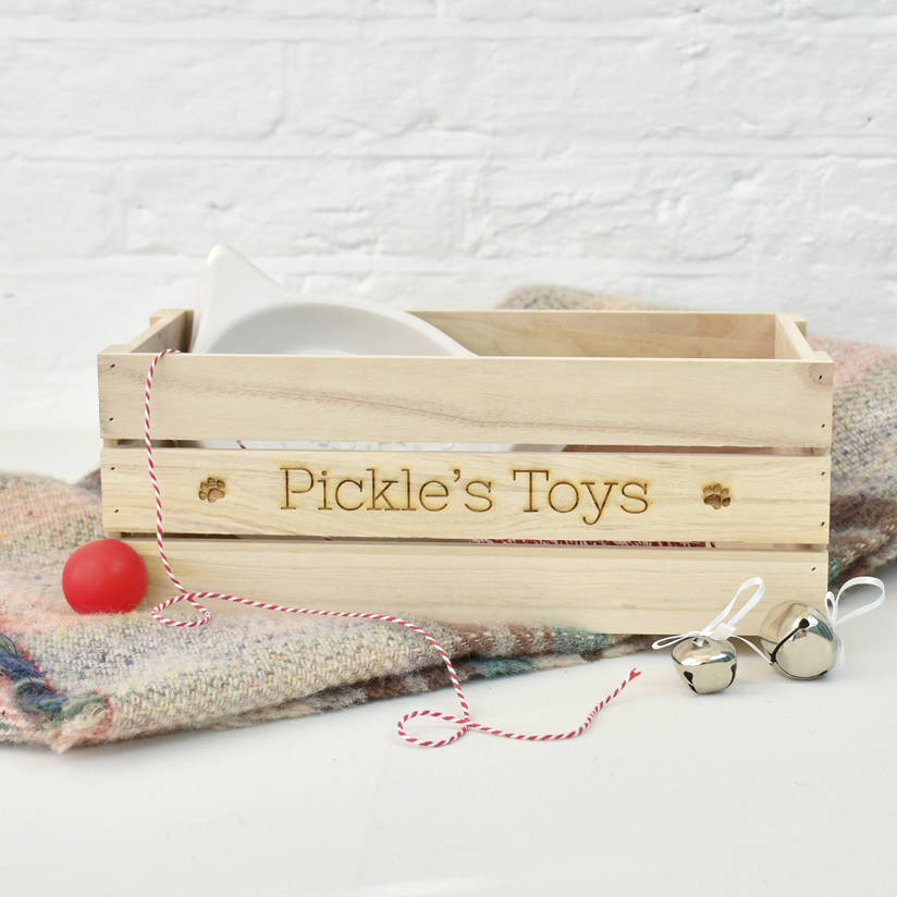 personalised pet toy box