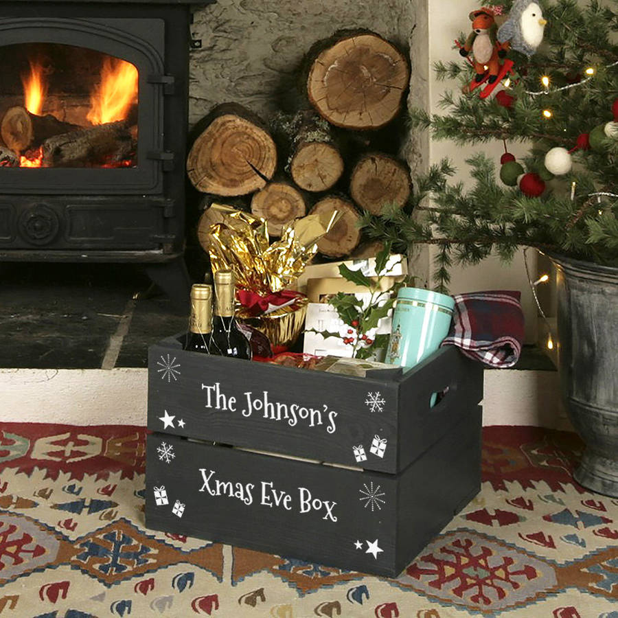 personalised christmas eve crate by plantabox | notonthehighstreet.com