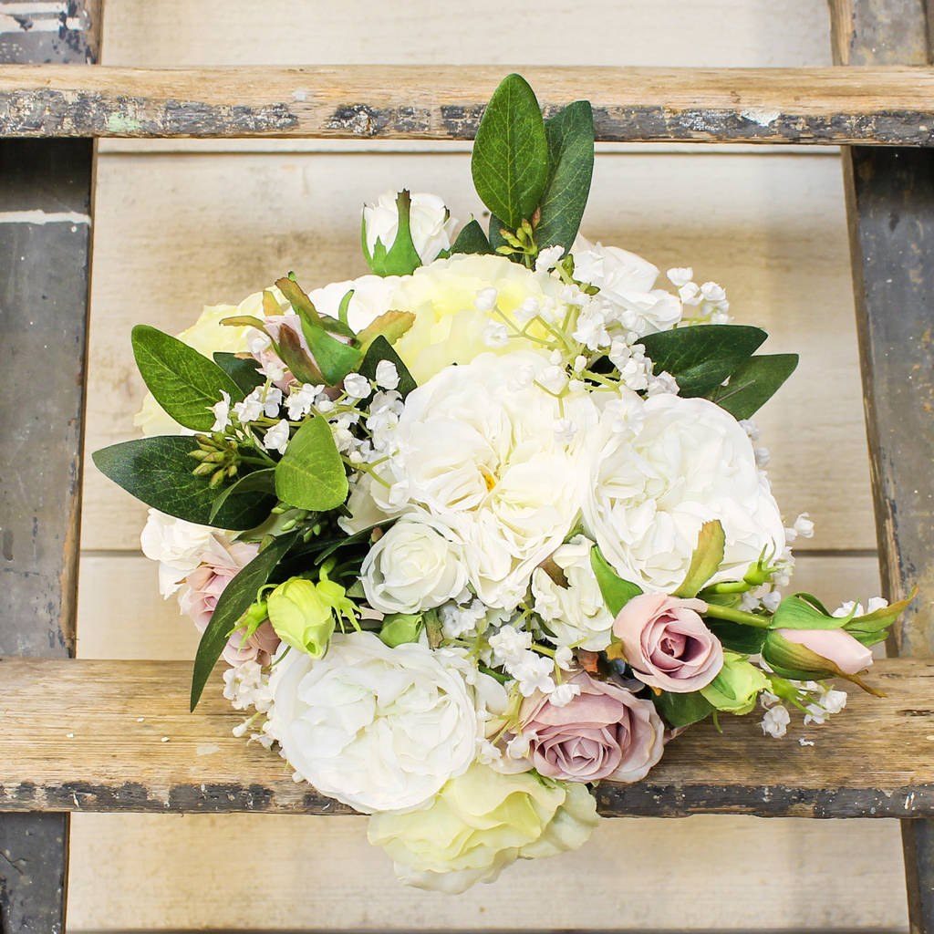 the isabelle artificial flower bridal bouquet by the artificial florist