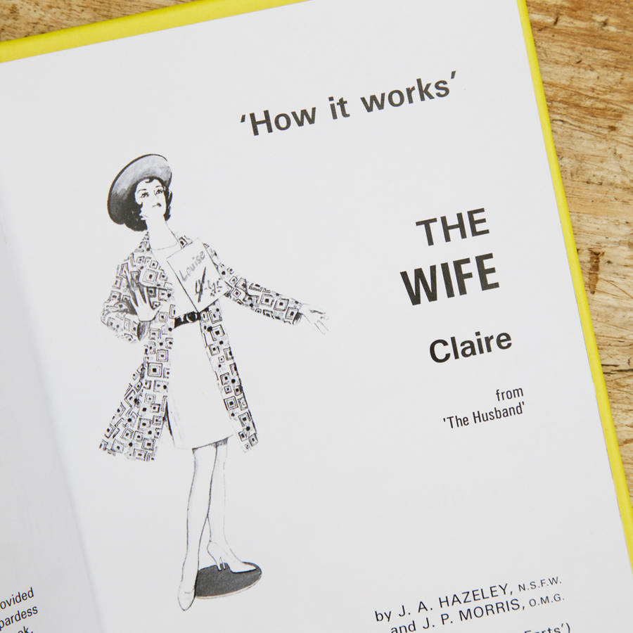 personalised ladybird book the wife by jonny's sister