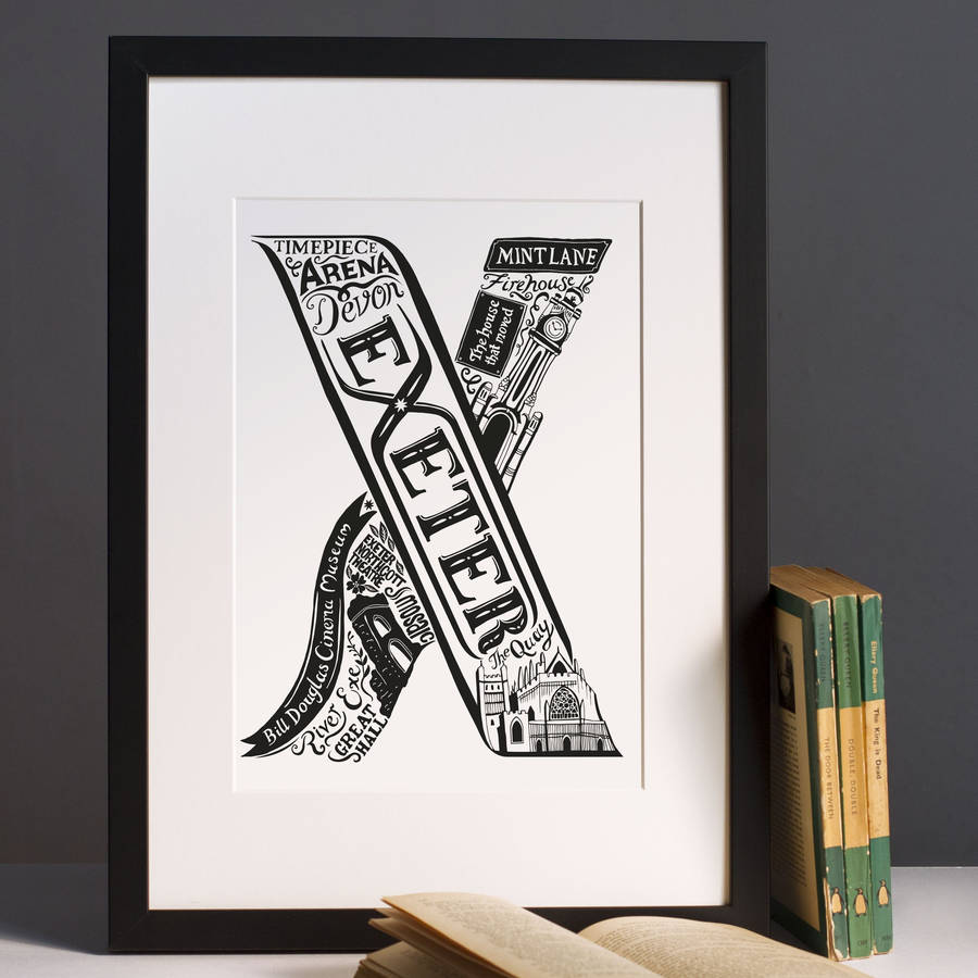 exeter print by lucy loves this