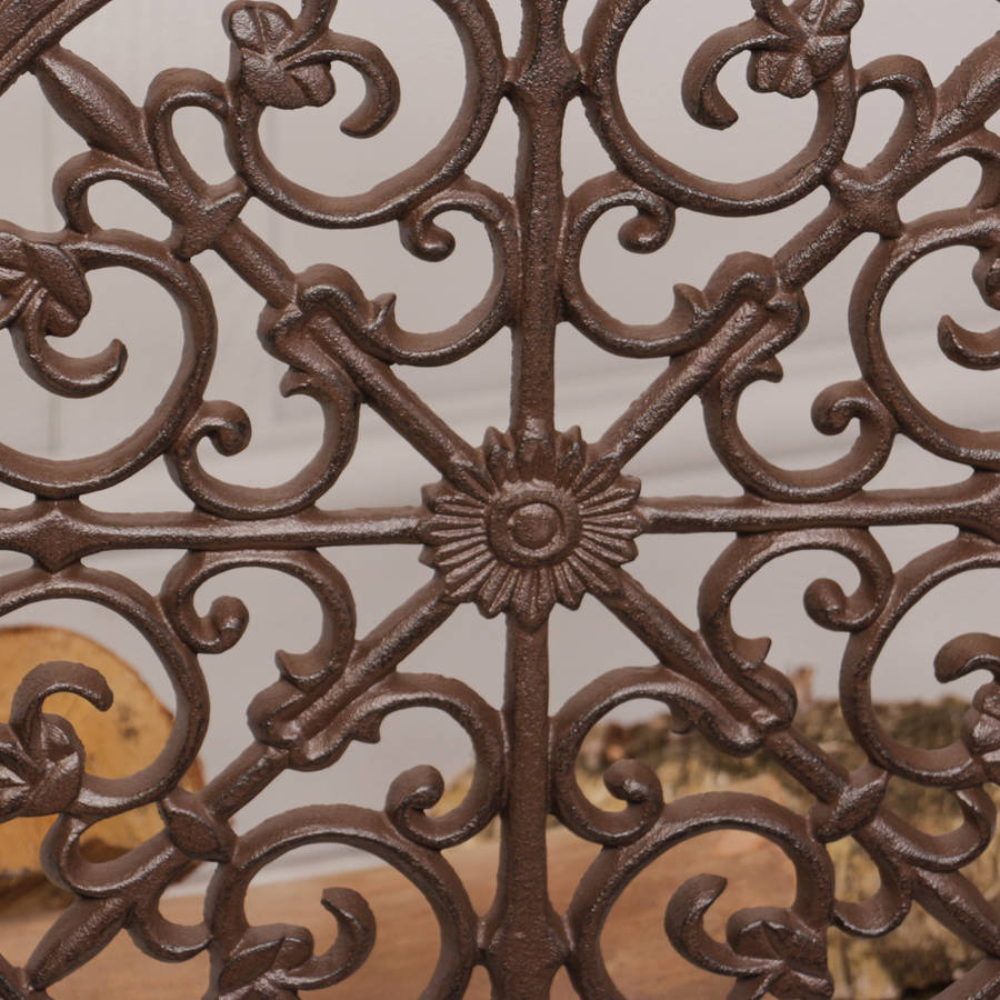 cast iron fire screen by dibor